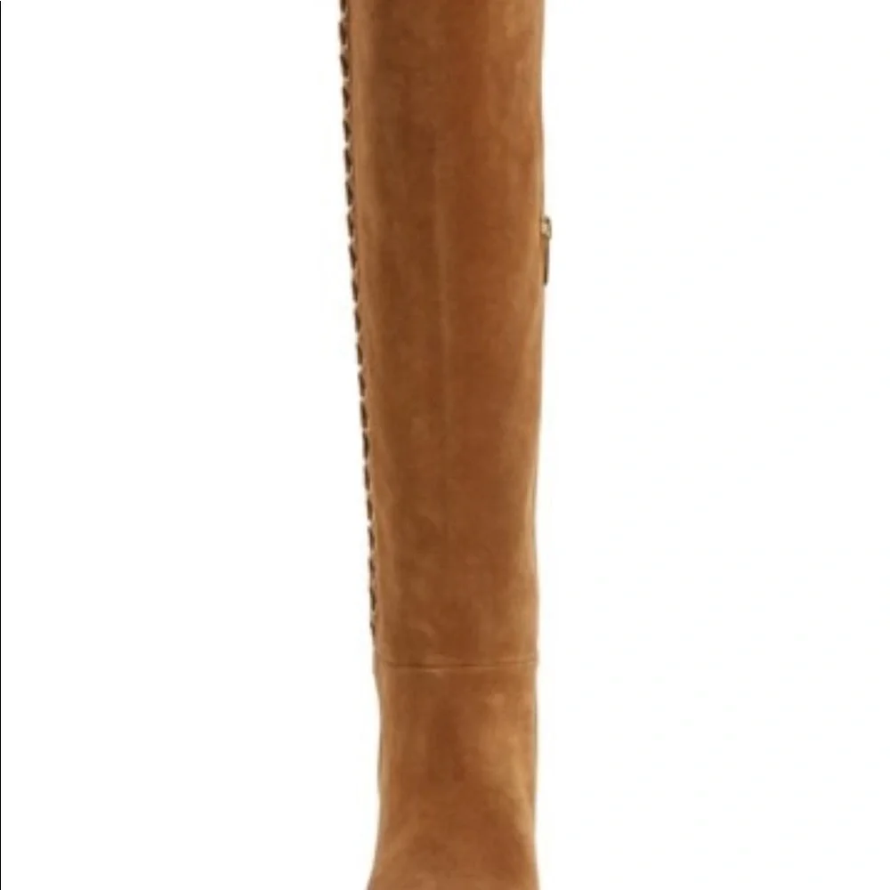 NIB ISOLÁ Tall Suede Wedge Heel Boots - Picture 6 of 7